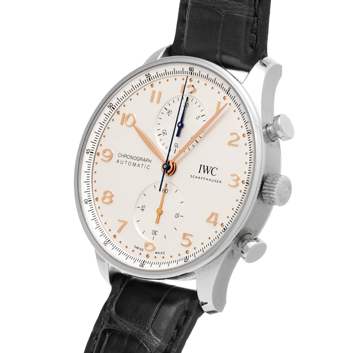 Portuguese Chronograph IW371604 Silver IWC Men's [Pre-Owned]