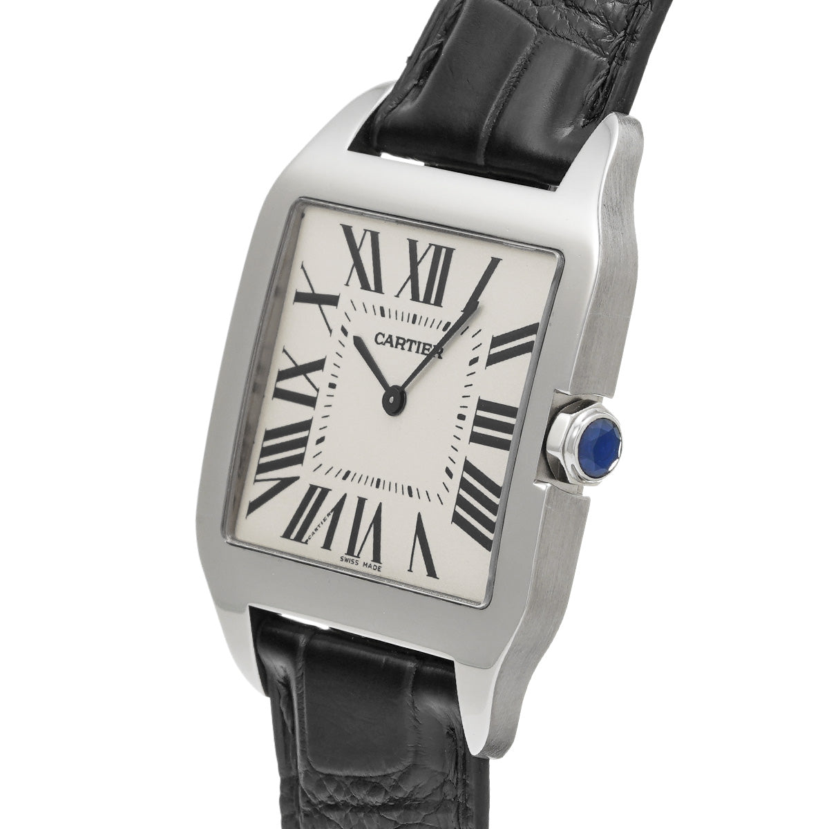 Santos Dumont LM W2007051 Silver CARTIER Men's [Pre-owned]