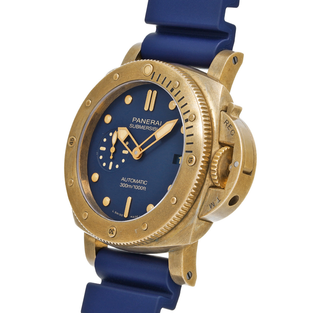 Submersible Bronzo Blue Abisso PAM01074 Number X (manufactured in 2021) Blue PANERAI Men's [Pre-Owned]