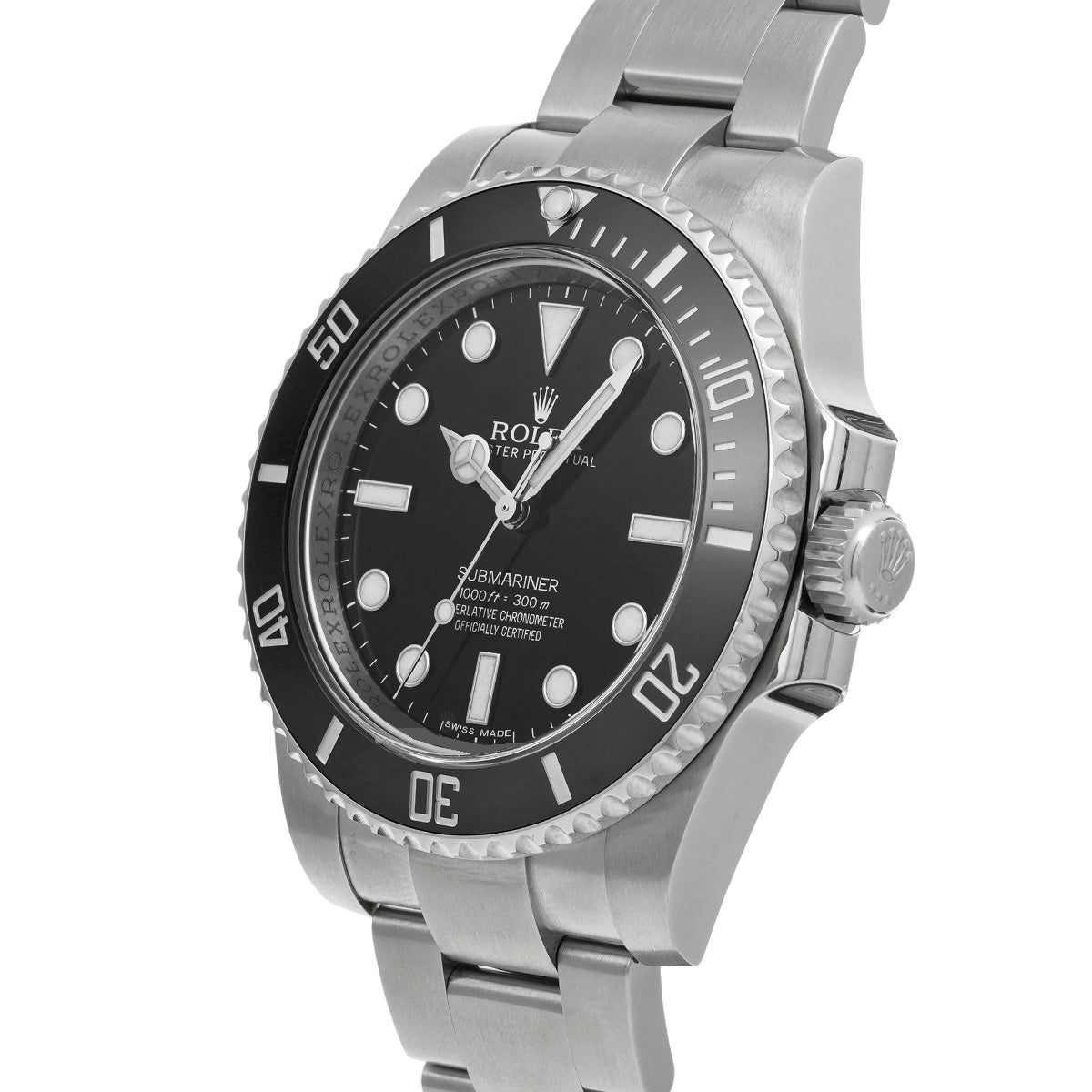 Submariner 114060 Random Serial Black ROLEX Men's [Pre-Owned].