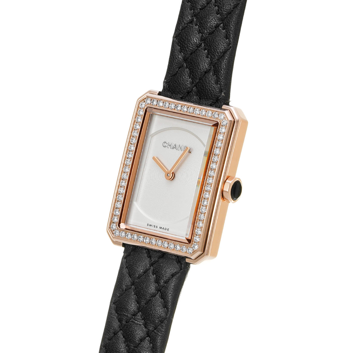 Boyfriend H6590 White CHANEL Ladies [Pre-owned].