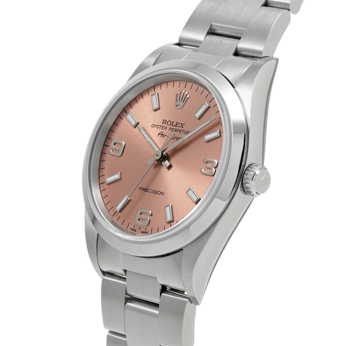 Air-King 14000M F No. (manufactured circa 2004) Pink ROLEX Men's [Pre-Owned].