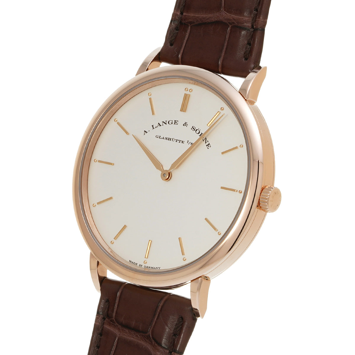 Saxonia Flach 211.032/LS2114AD Silver A. Lange &amp; Sohne Men's [pre-owned]