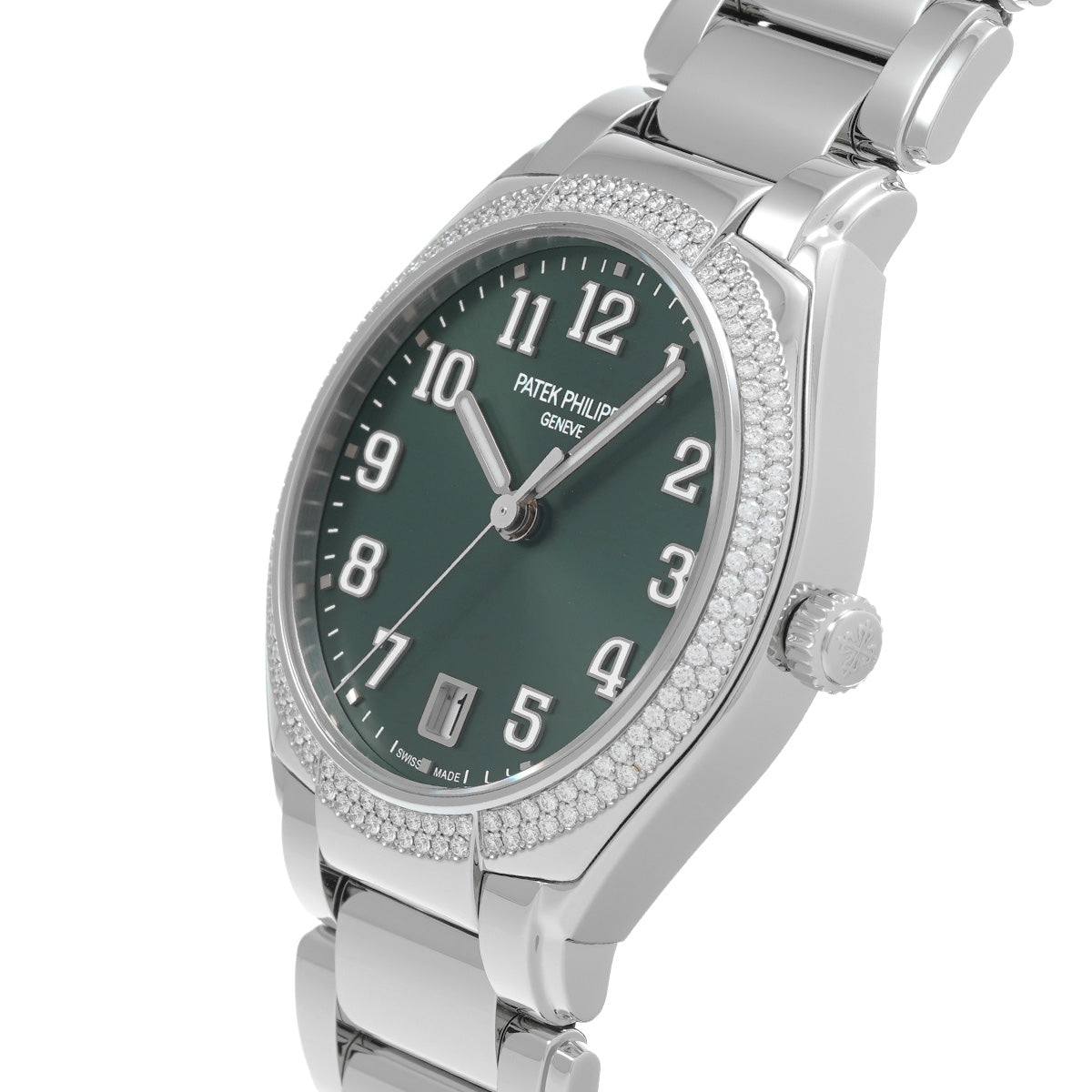 Twenty-4 7300/1200A-011 Olive Green Soleil PATEK PHILIPPE Ladies [Pre-Owned]