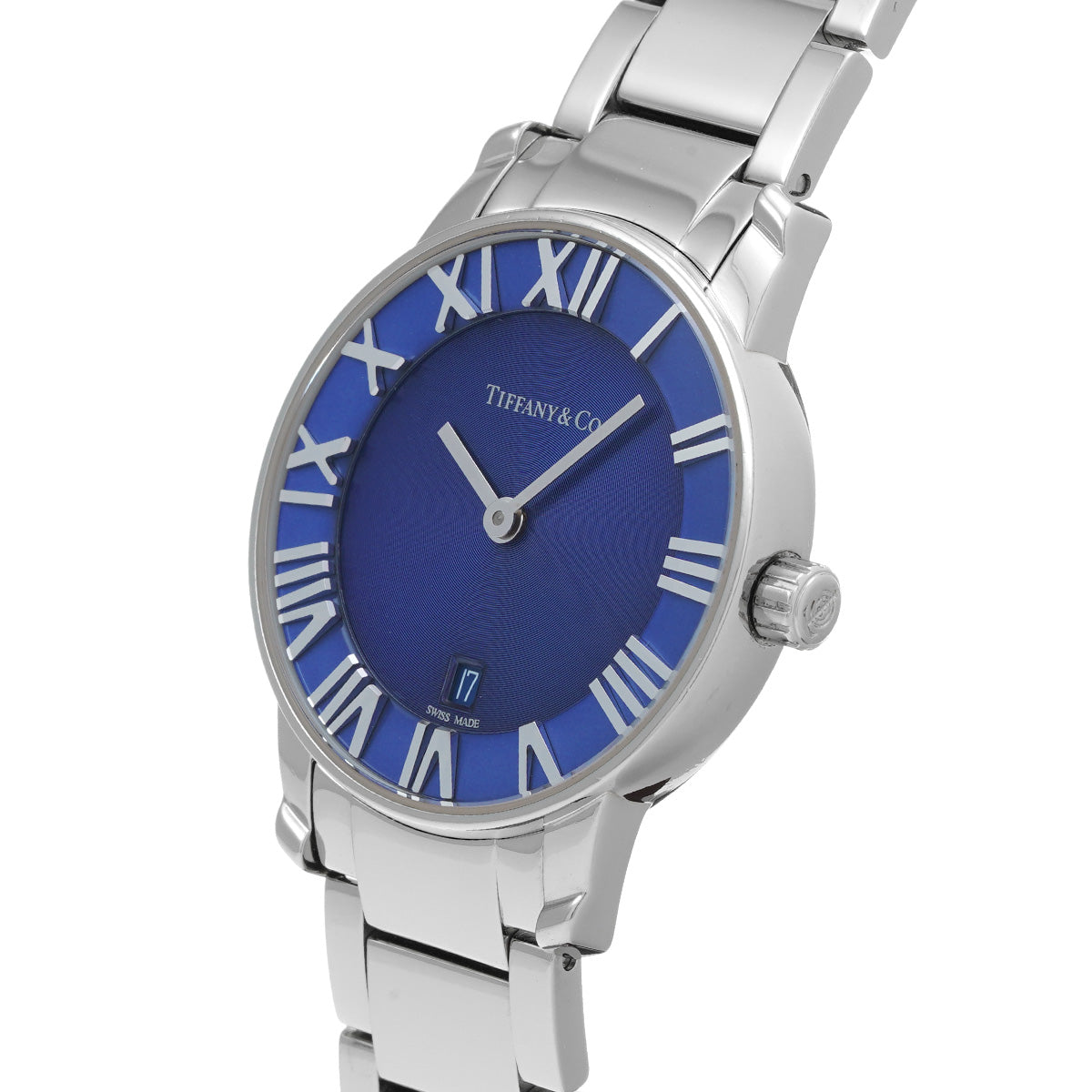 Atlas Dome 32777619 Blue TIFFANY &amp; Co. men's [pre-owned].