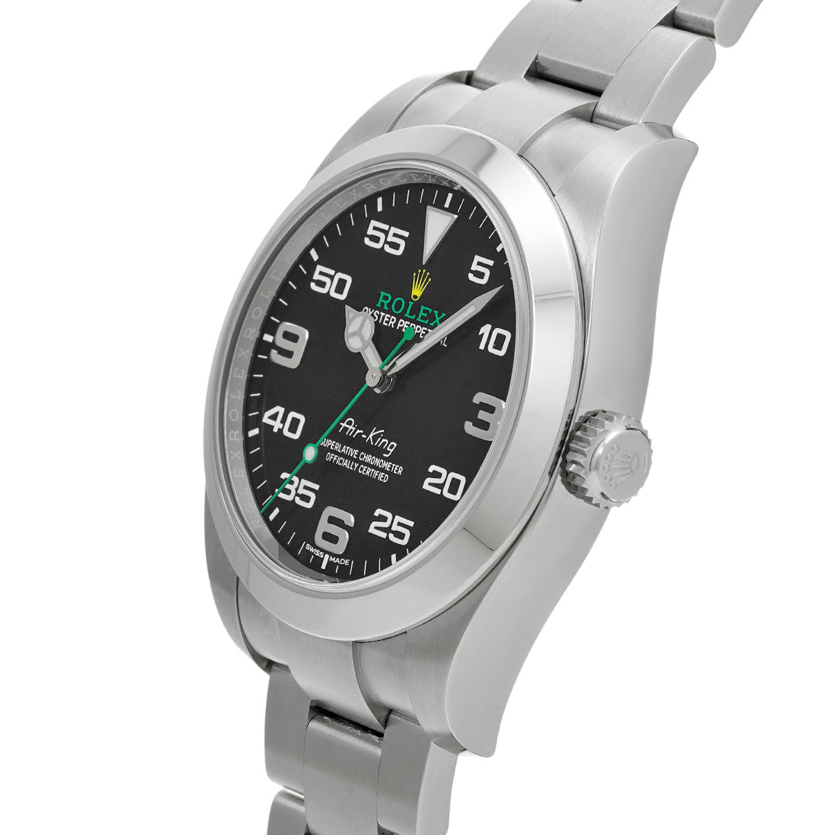 AIRKING 116900 Random Serial Black ROLEX Men's [Pre-owned].
