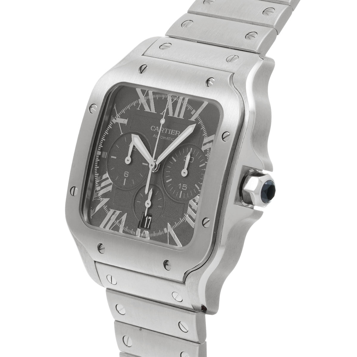 Santos de Cartier Japan Limited Edition WSSA0078 Gray CARTIER Men's [Pre-Owned].