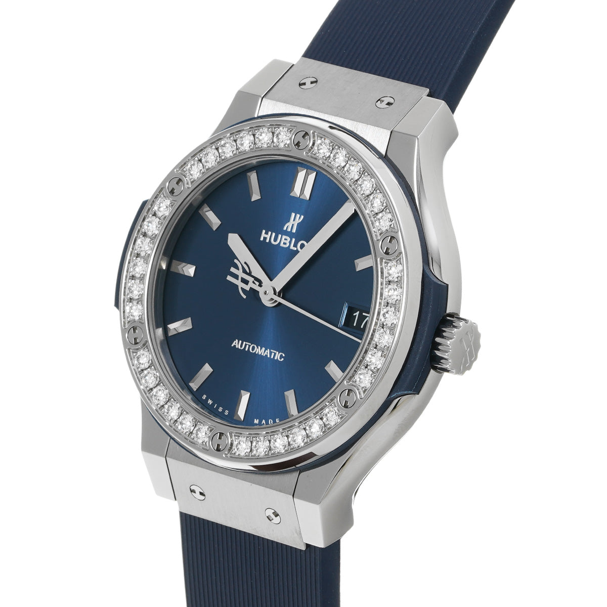 Classic Fusion Titanium Blue 38MM 565.NX.7170.RX Blue HUBLOT Unisex [Pre-Owned].