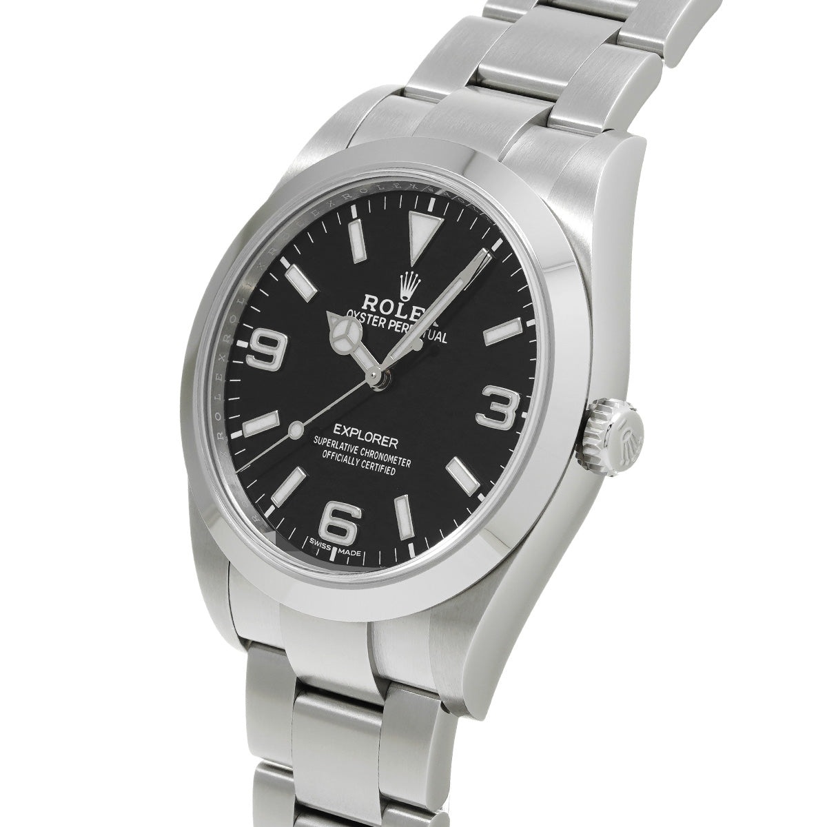 Explorer 214270 Random Serial Black ROLEX Men's [Pre-owned].