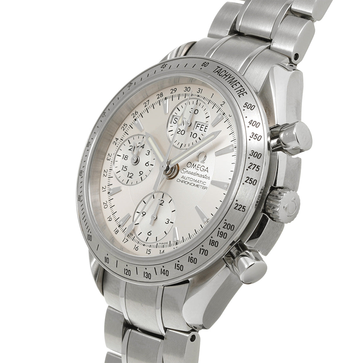 3221.30 Speedmaster Triple Calendar Silver OMEGA Men's [Pre-Owned].