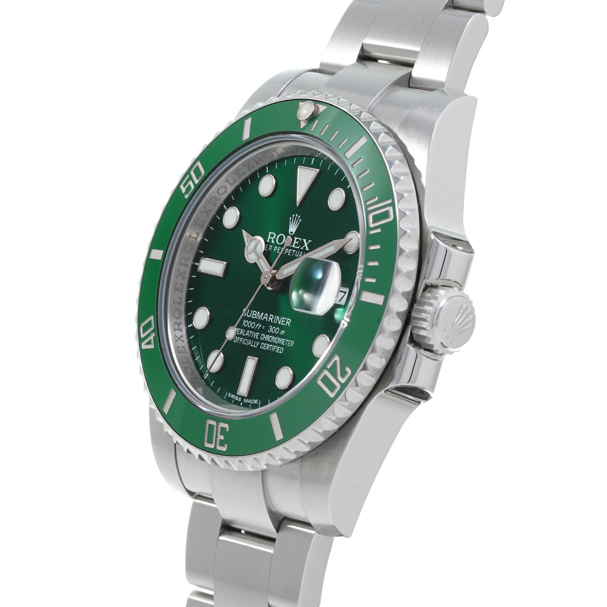 Submariner Date 116610LV Random Serial Green ROLEX Men's [Pre-Owned].