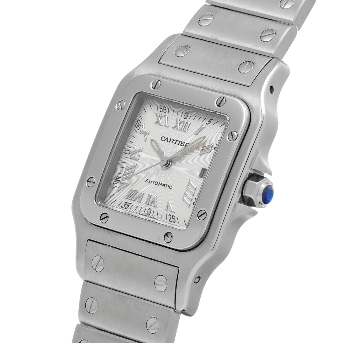Santos Galve LM W20040D6 Silver CARTIER Men's [Pre-owned]