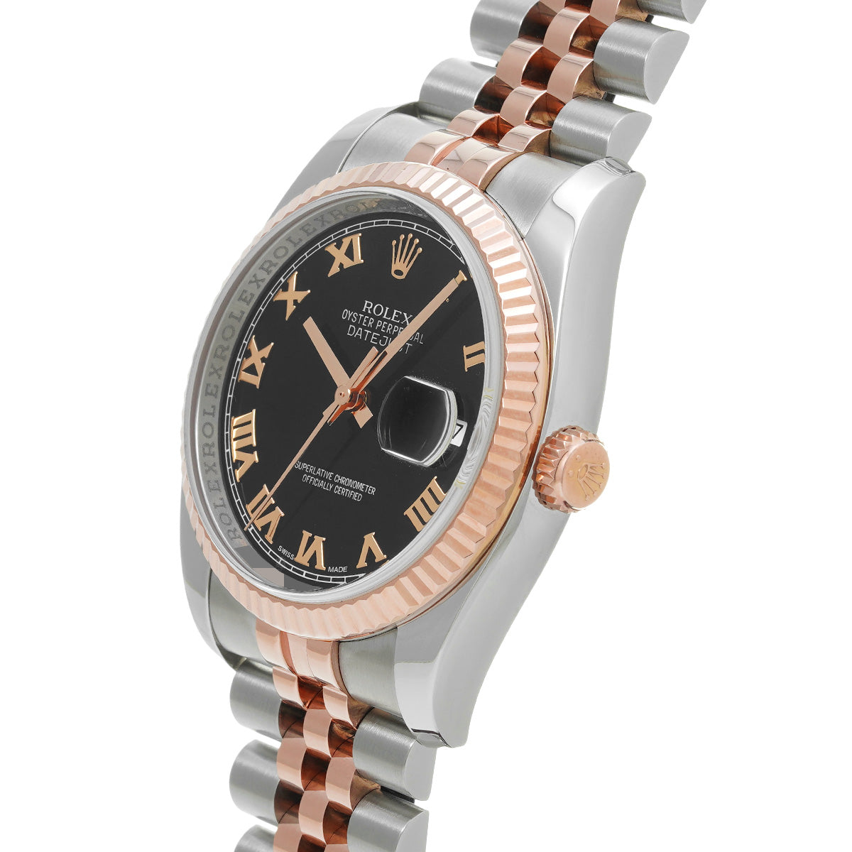 DATE JUST 116231 Random Serial Black ROLEX Men's [Pre-owned].