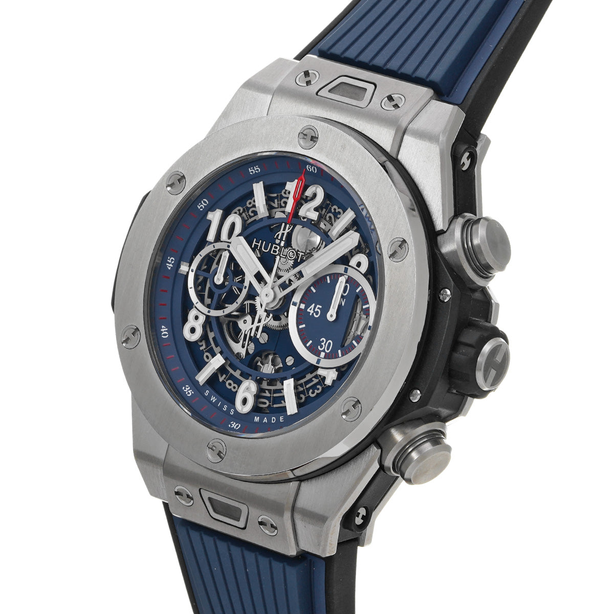 Big Bang Unico Titanium 411.NX.5179.RX Blue HUBLOT Men's [Pre-owned]