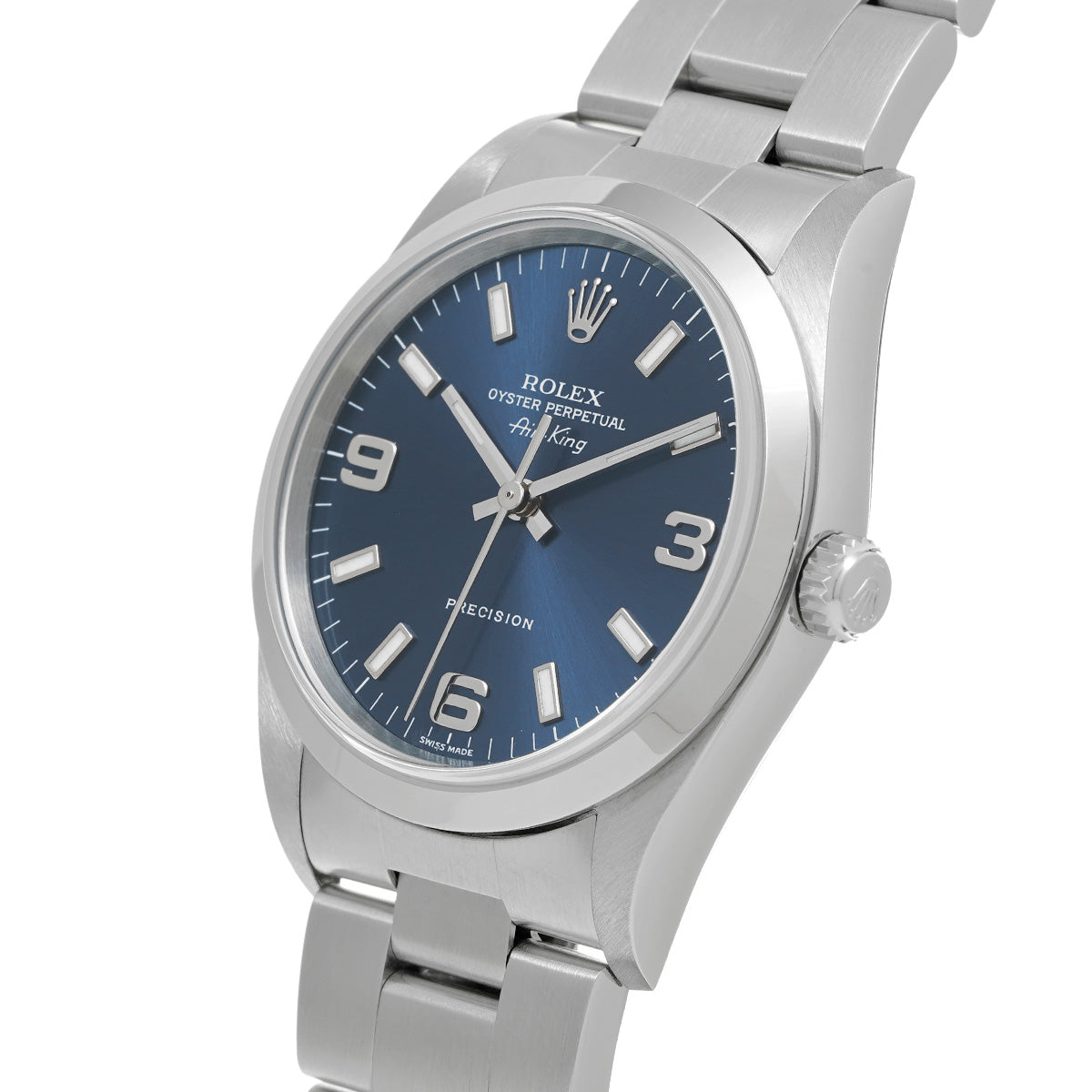 Air-King 14000M Y (manufactured circa 2003) Blue ROLEX Men's [Pre-Owned].