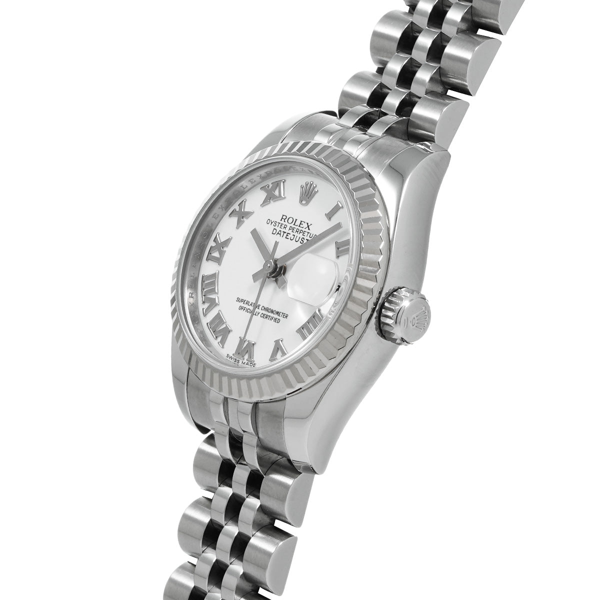 DATE JUST 179174 G (made around 2010) White ROLEX Ladies [Pre-Owned].