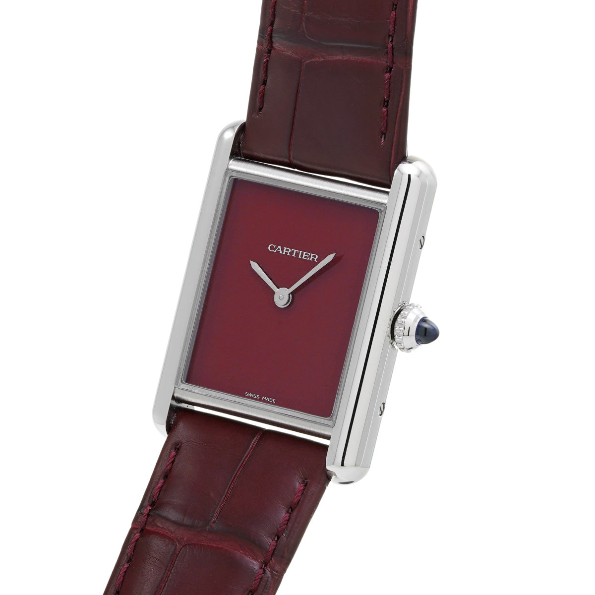 Tank Must LM WSTA0054 Burgundy lacquer CARTIER Ladies [Pre-owned]