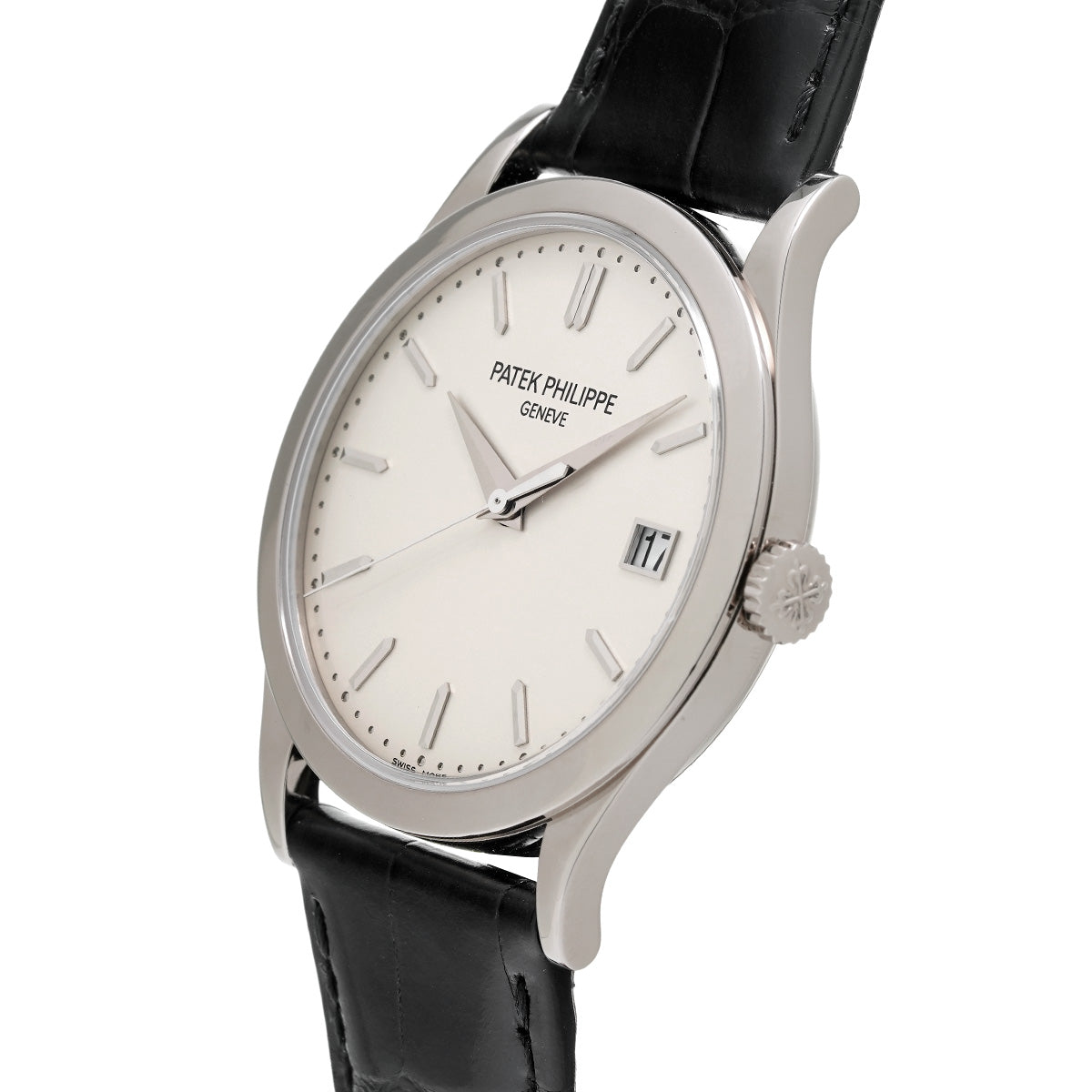 Calatrava 5296G-001 Silver PATEK PHILIPPE Men's [Pre-Owned].