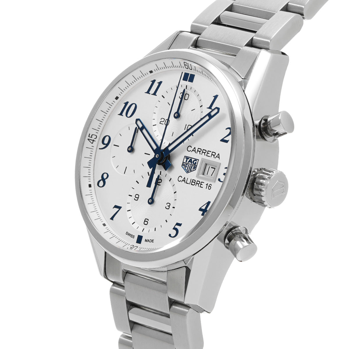 CARRERA Calibre 16 Chronograph Japan Special Edition CBK2114.BA0715 Silver TAG HEUER Men's [Pre-Owned]
