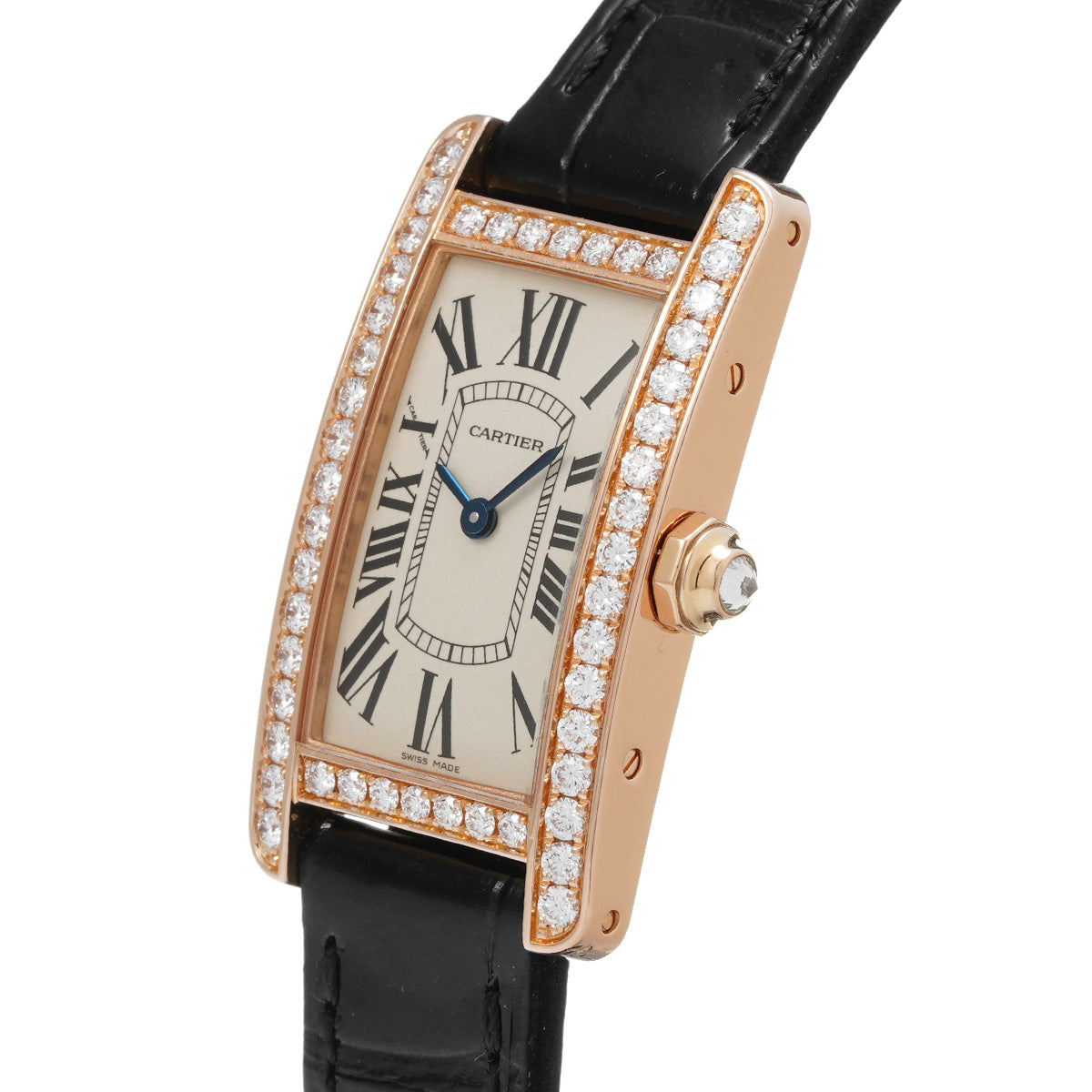 Tank American SM WB707931 Ivory CARTIER Ladies [Pre-owned]