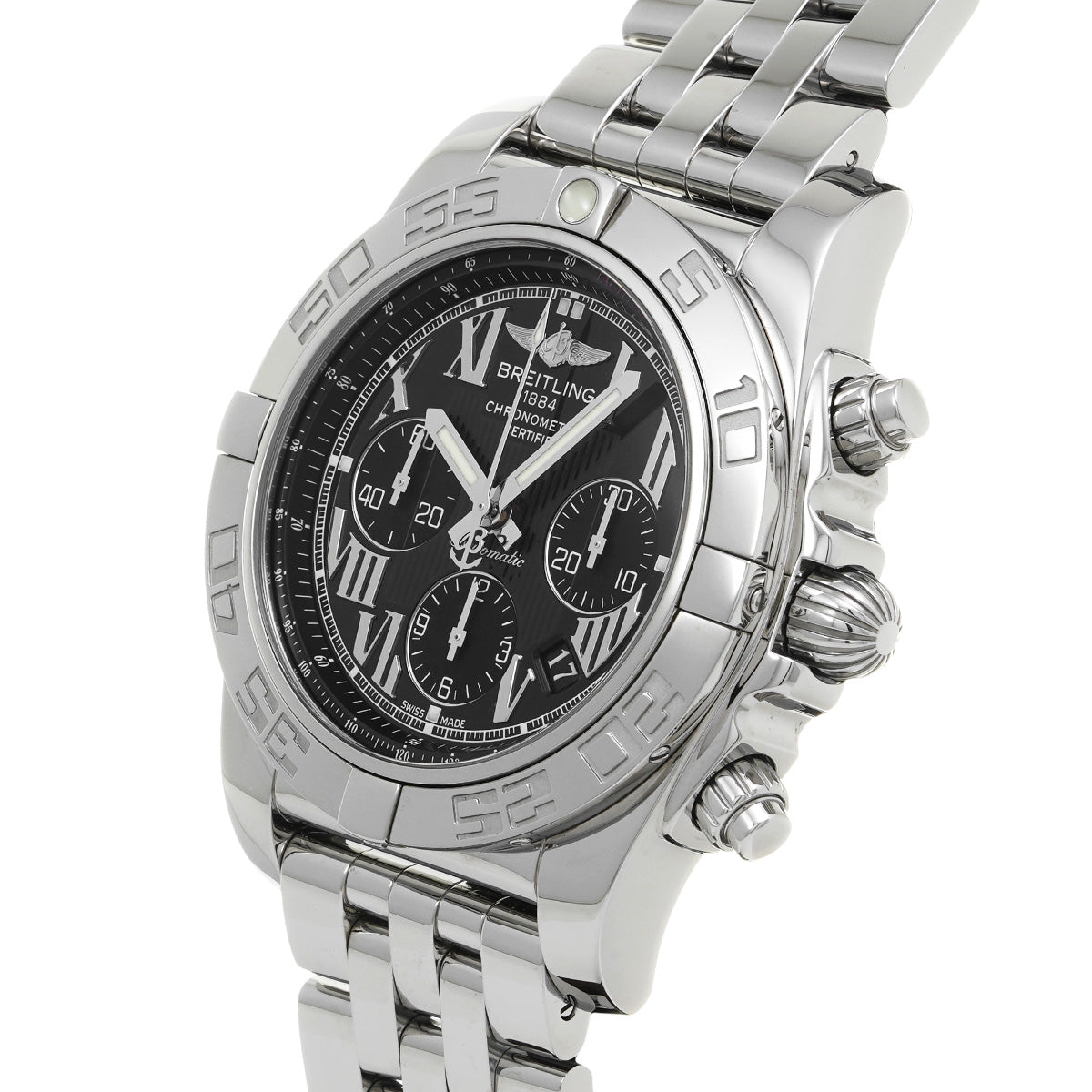 Chronomat 44 AB011012/B956 Black BREITLING Men's [Pre-Owned].