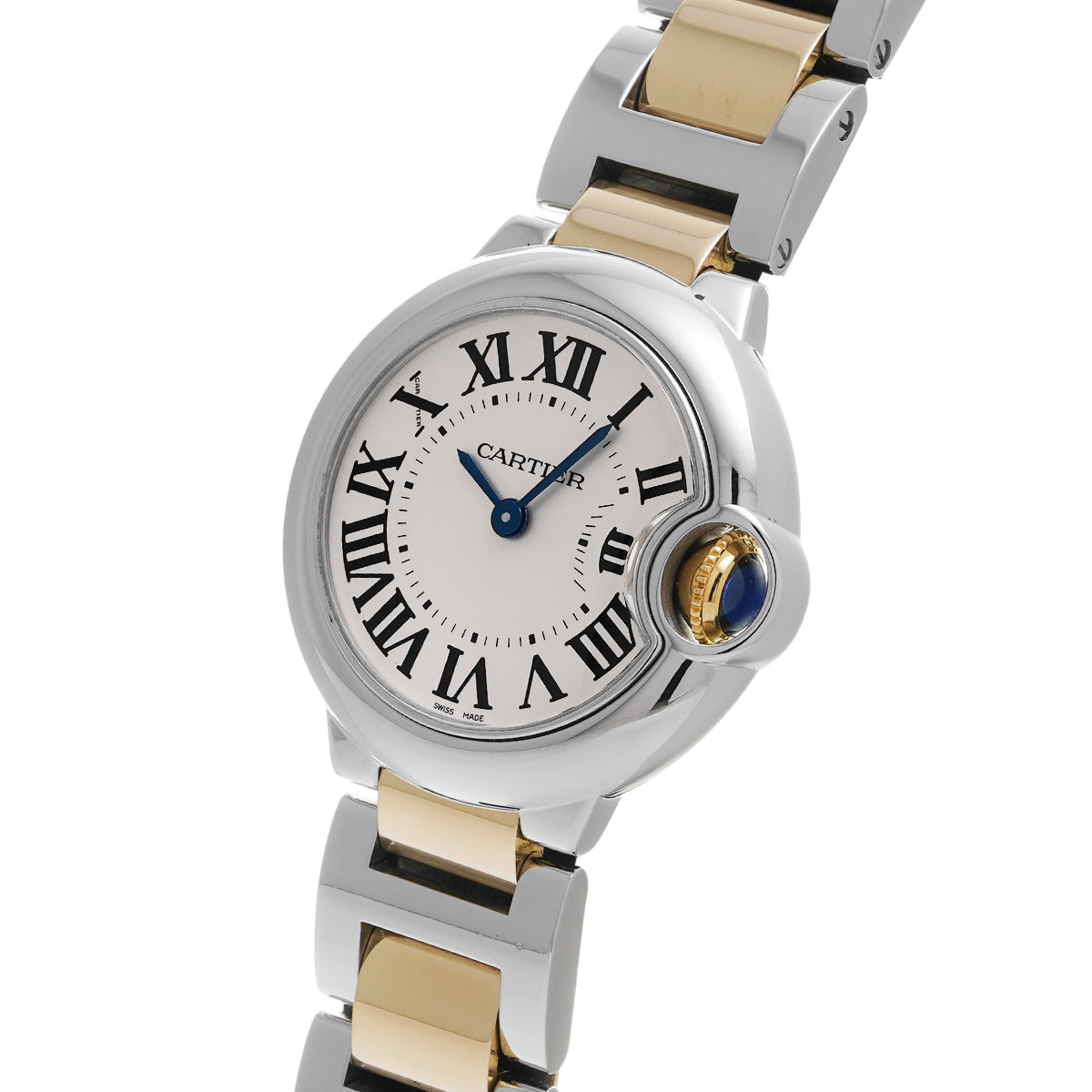 Ballon Bleu de Cartier 28mm W69007Z3 Silver CARTIER Ladies [Pre-owned].