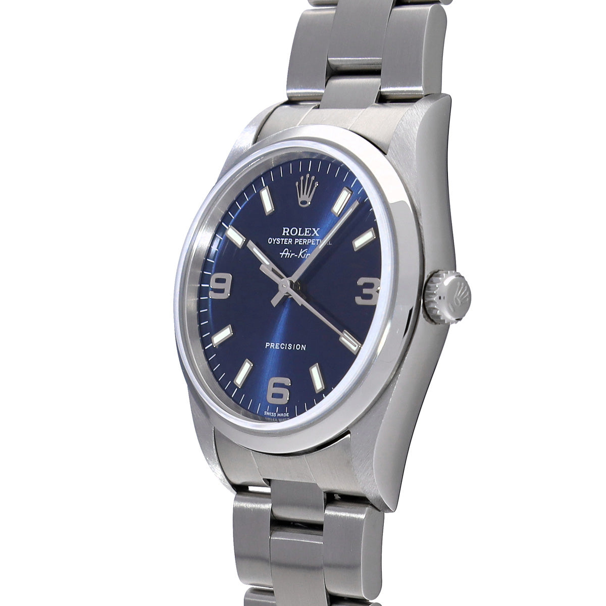 Air-King 14000 A (manufactured circa 1999) Blue ROLEX Men's [Pre-Owned].