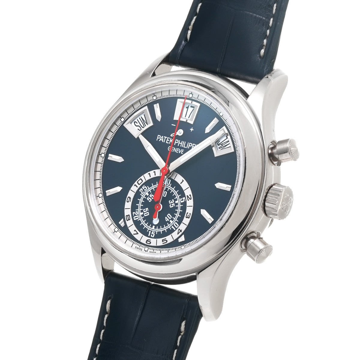 Complication Annual Calendar Chronograph 5960/01G-001 Blue PATEK PHILIPPE Men's [Pre-Owned].