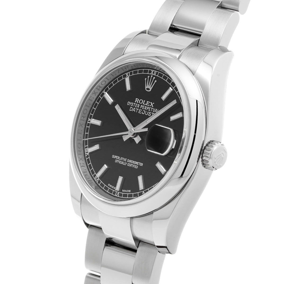 DATE JUST 116200 G (made around 2011) Black ROLEX Men's [Pre-Owned].