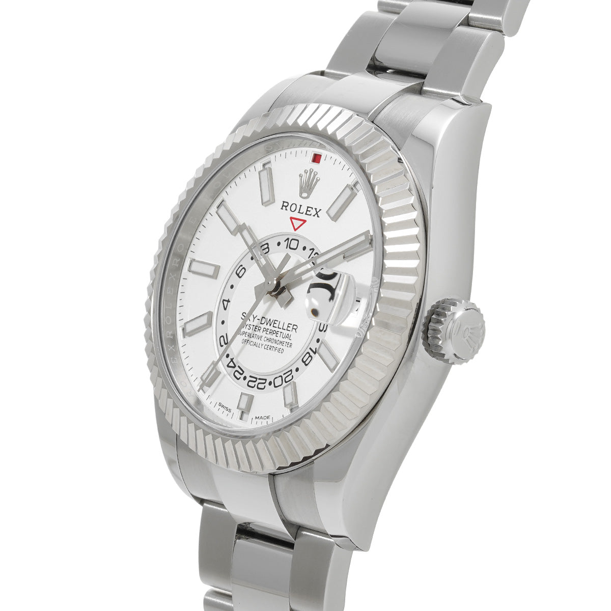 SKYDWELLER 326934 Random Serial White ROLEX Men's [Pre-Owned].