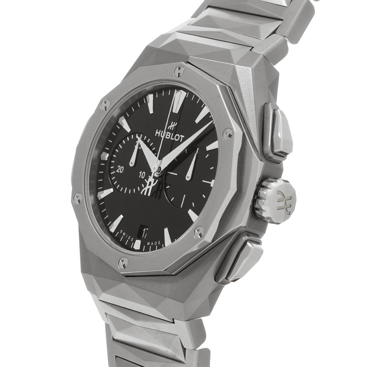 Classic Fusion Chronograph Orlinski Full Titanium 549.NI.1270.NI.ORL23 Black HUBLOT Men's [pre-owned]