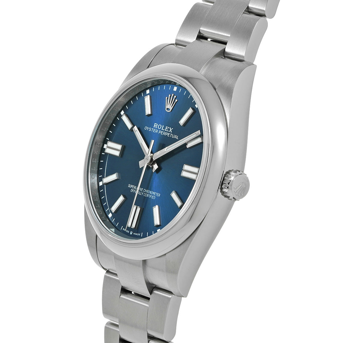 Oyster Perpetual 41 124300 Random Serial Blue ROLEX Men's [Pre-Owned].