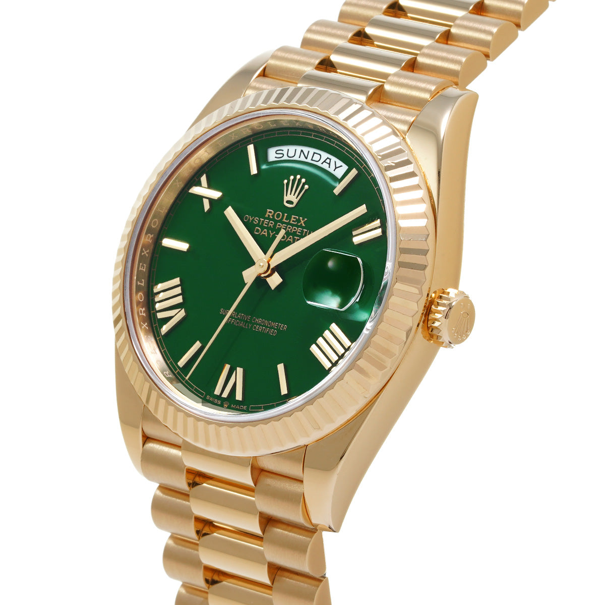 Day Date 40 228238 Random Serial Green ROLEX Men's [Pre-Owned].