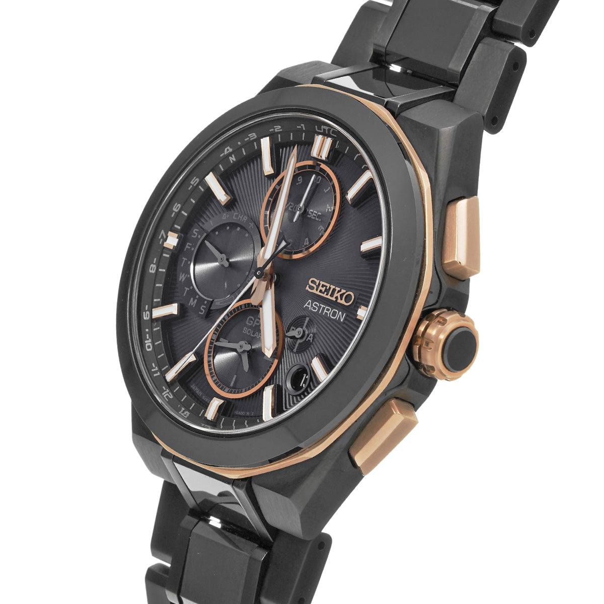 Astron Nexstar 100th SBXC158 Black SEIKO Men's [Pre-owned].
