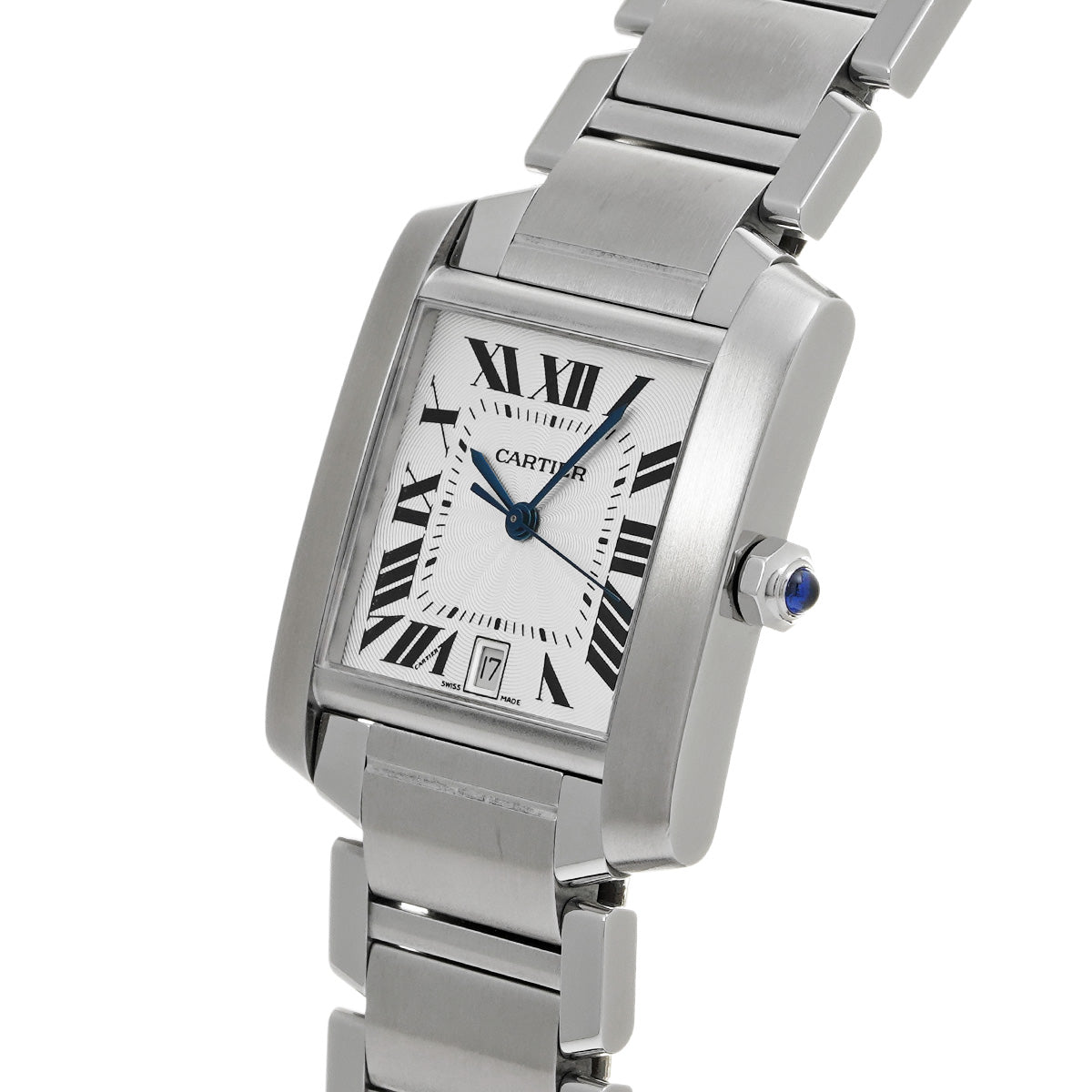 Tank Francaise LM W51002Q3 Silver CARTIER Men's [Pre-owned]