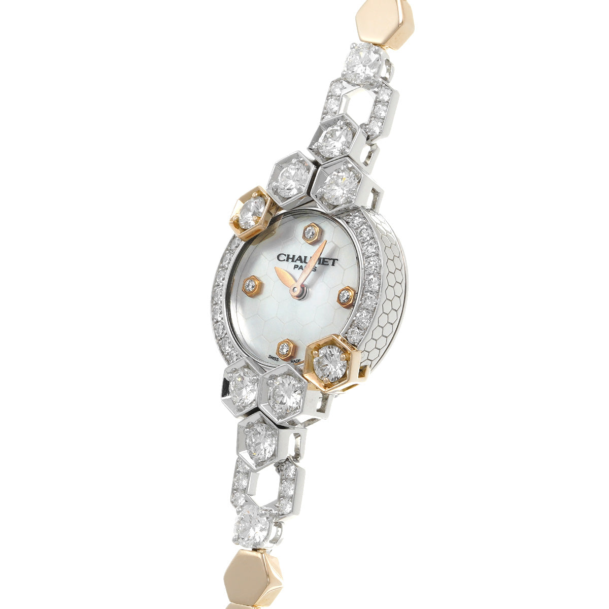 W16503-46A Be My Love White MOP/Diamond Chaumet Ladies [Pre-owned].