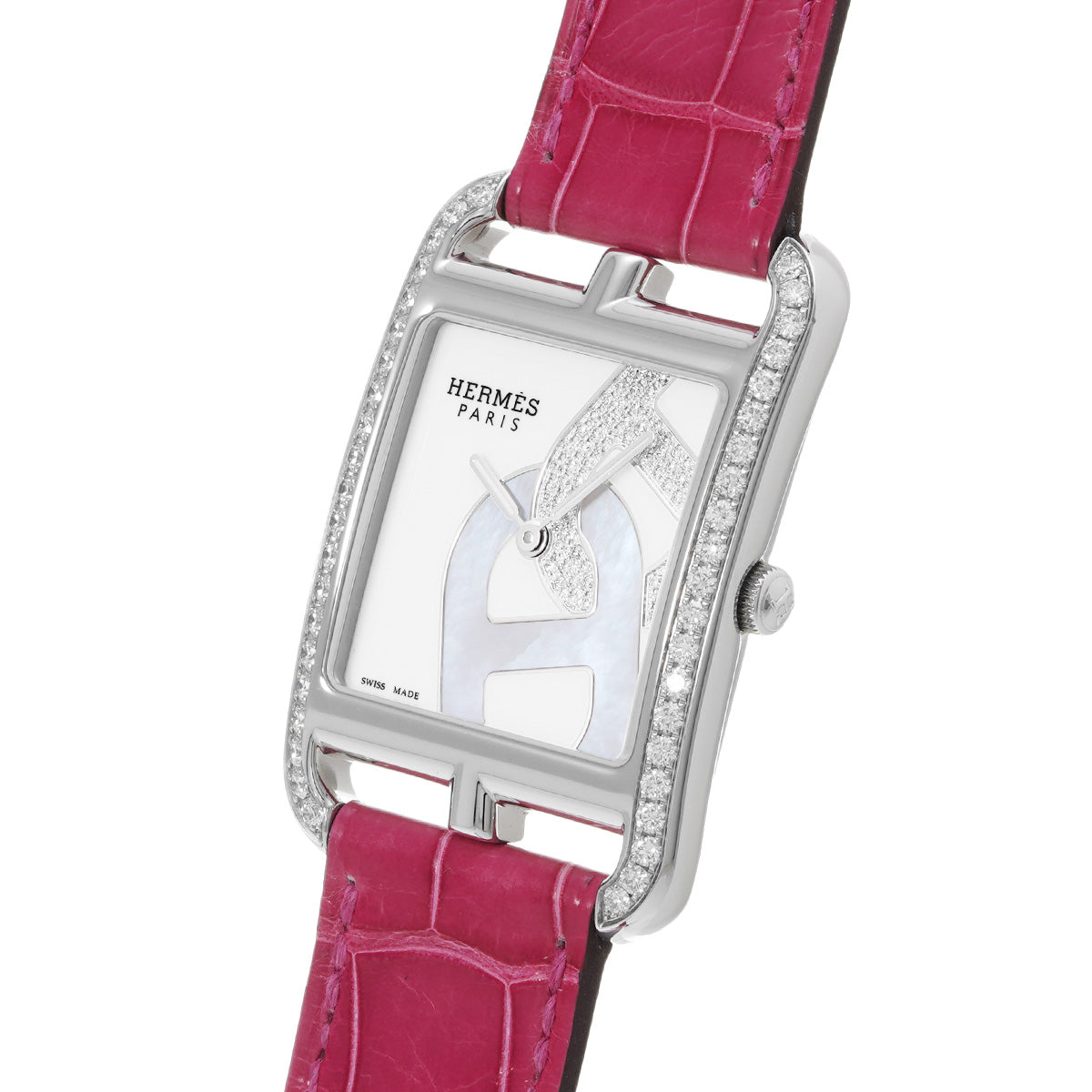 Cape Cod DubreTour W047690WW00 White MOP/Diamond HERMES Ladies [Pre-Owned].