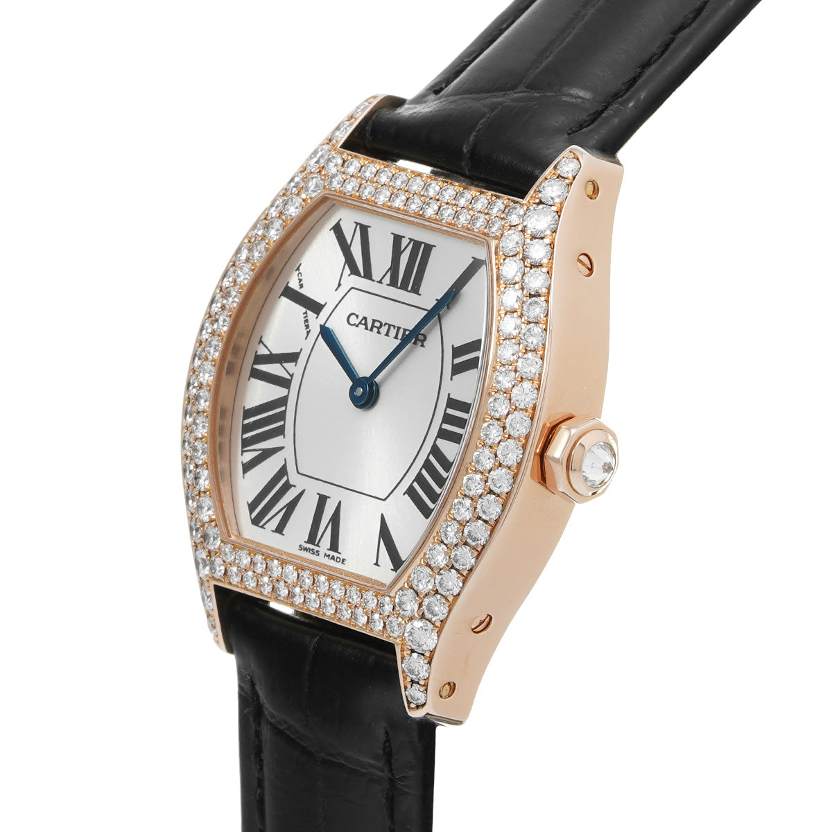 Tortue SM WA505031 Silver CARTIER Ladies [Pre-Owned].