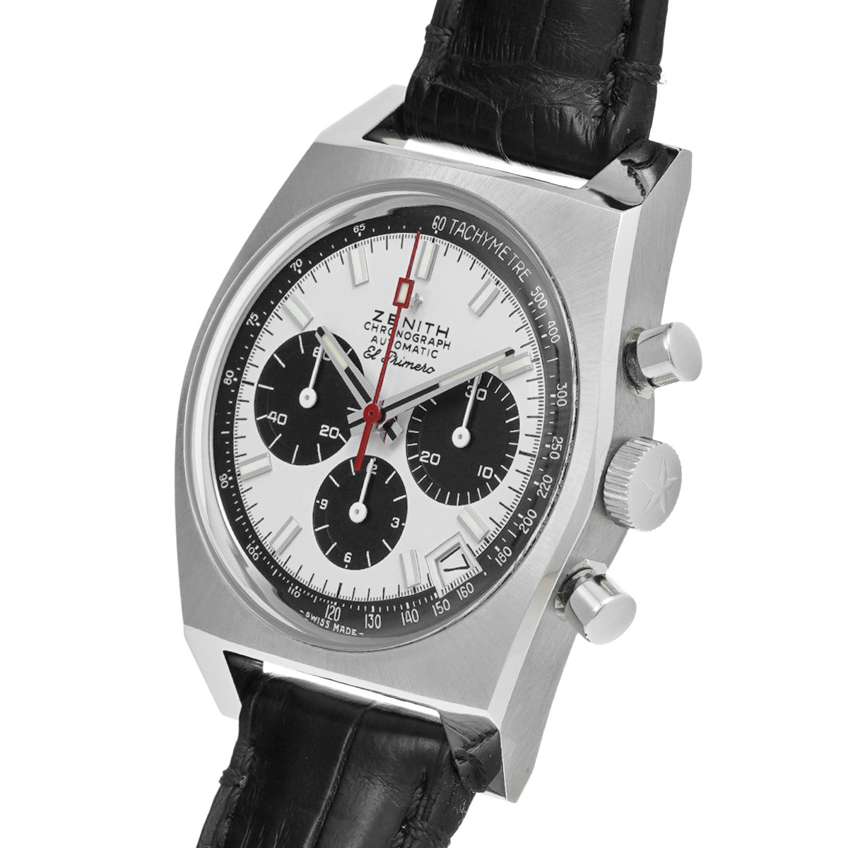 03.A384.400/21.C815 Chronomaster A384 Revival White/Black ZENITH Men's [Pre-Owned].