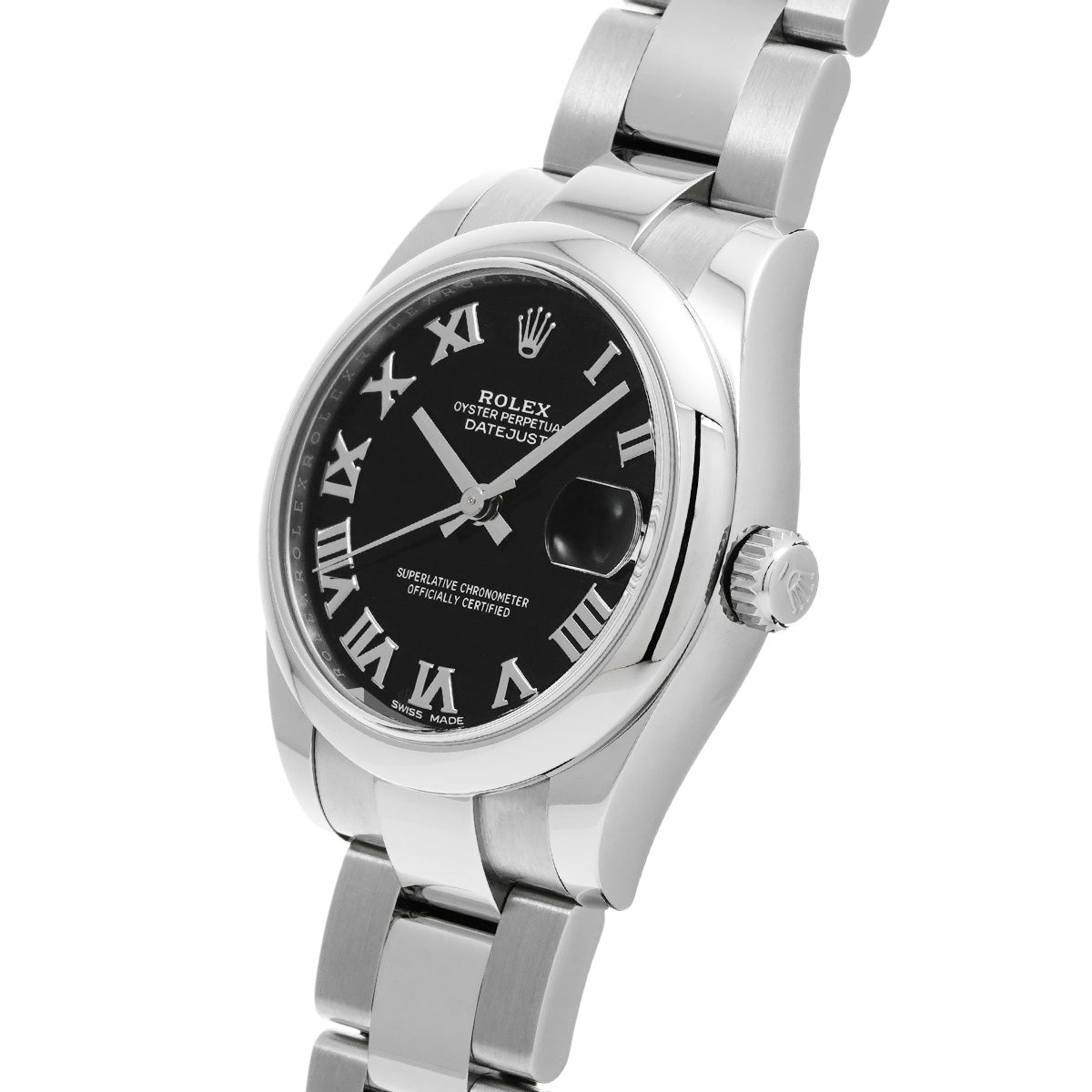 DATE JUST 178240 Random Serial Black ROLEX Unisex [Pre-owned].