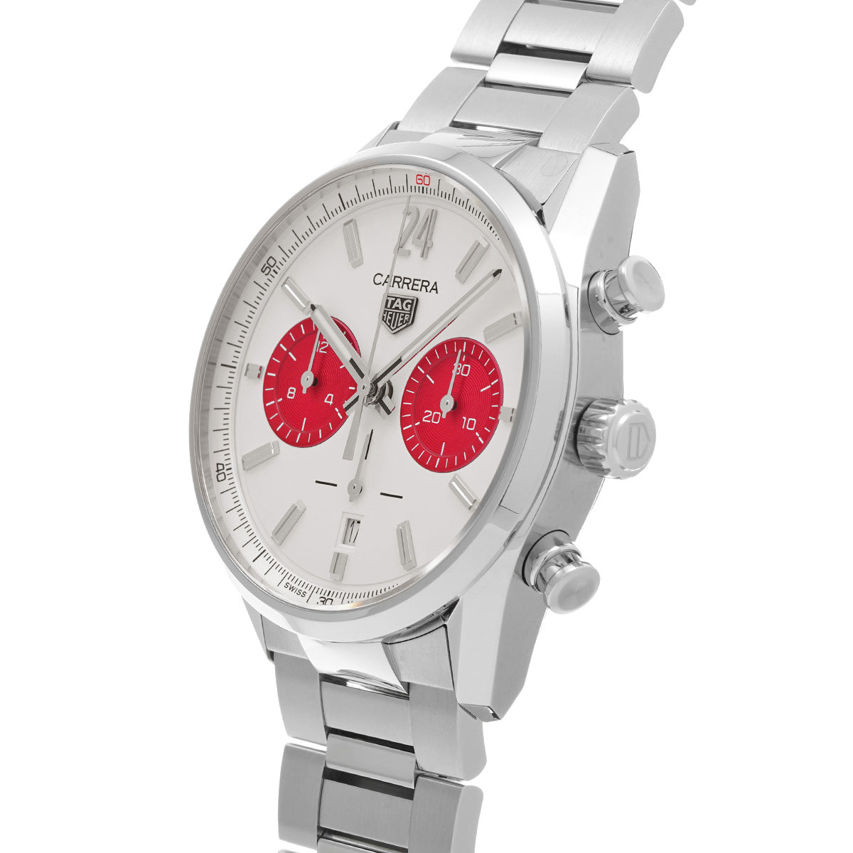CARRERA Chronograph Japan Limited Edition Limited to 240 pieces CBN201M.EA0016 White/Red TAG HEUER Men's [Pre-Owned].