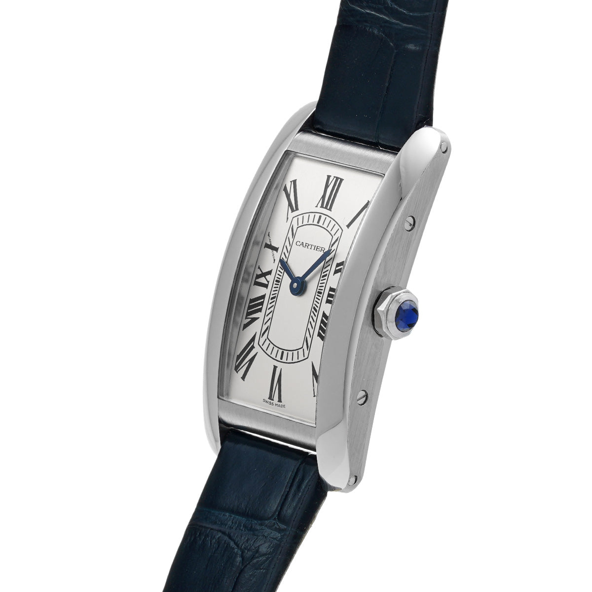 Tank American WSTA0082 Silver CARTIER Ladies [Pre-owned]