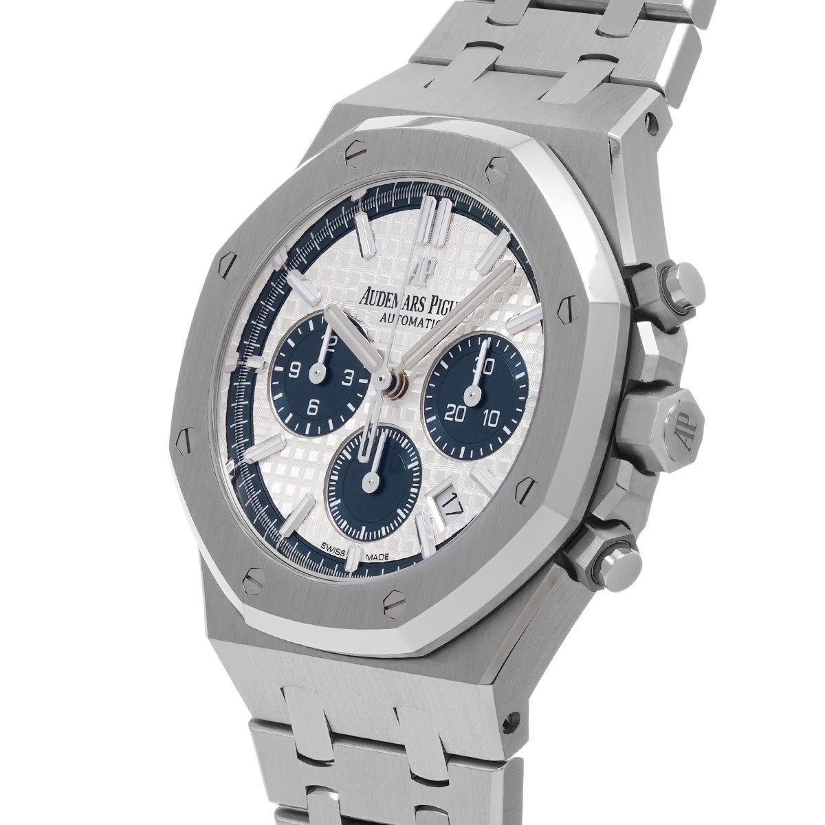 Royal Oak Chronograph 26315ST.OO.1256ST.01 Silver/Blue AUDEMARS PIGUET Unisex [Pre-Owned]