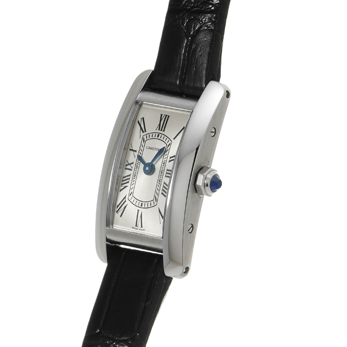 Tank American watch mini WSTA0081 Silver CARTIER Ladies [Pre-owned]