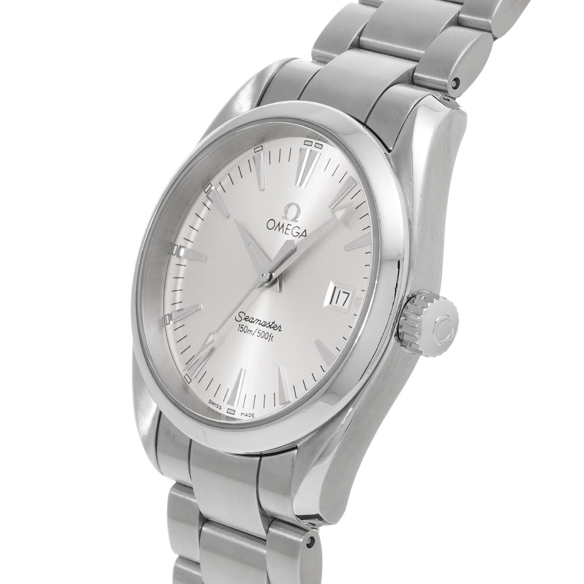 Seamaster Aqua Terra Quartz 2518.30 Silver OMEGA Men's [Pre-Owned].