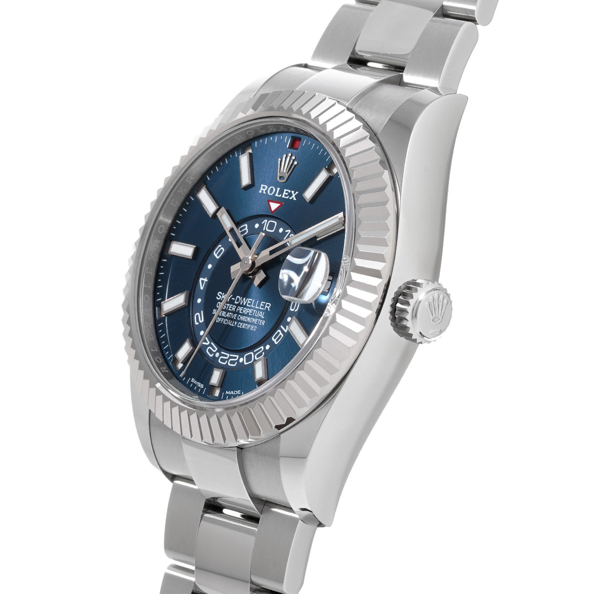 SKYDWELLER 326934 Random Serial Blue ROLEX Men's [Pre-Owned].