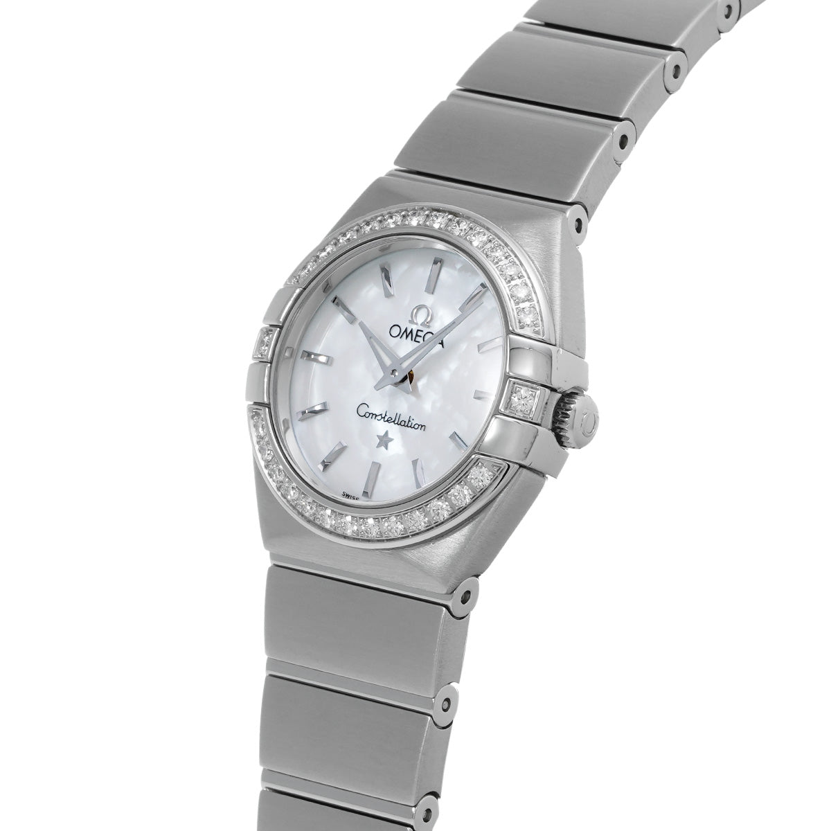 Constellation Quartz 123.15.24.60.05.001 White MOP OMEGA Ladies [Pre-owned].