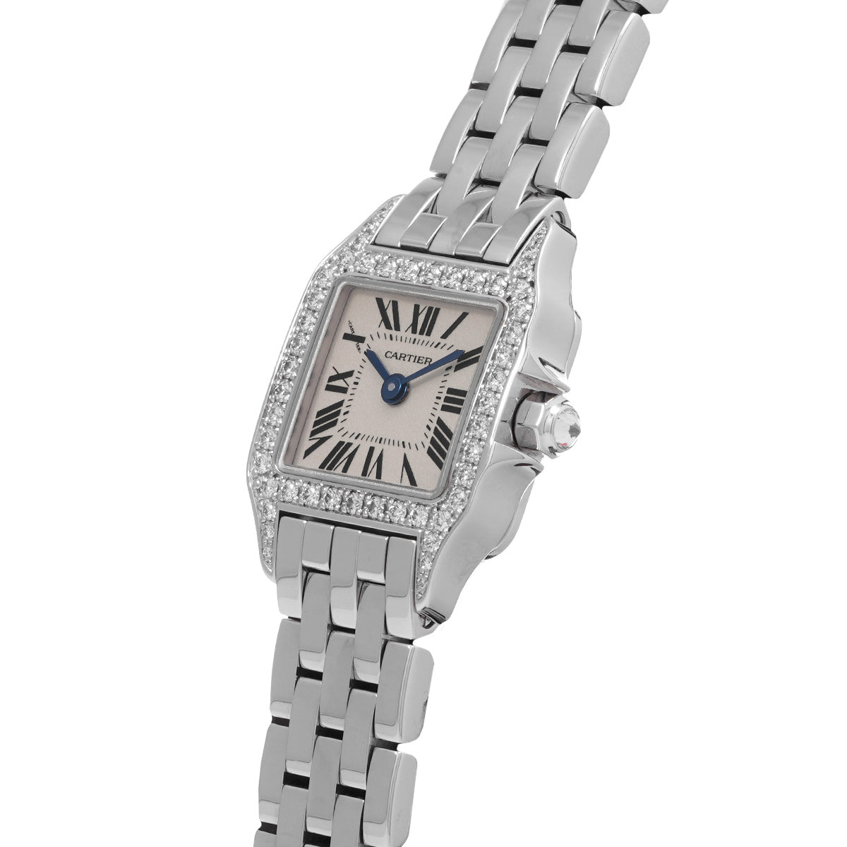 Santos Demoiselle SM WF9003Y8 Silver CARTIER Ladies [Pre-owned]