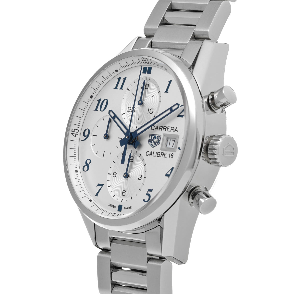 CARRERA Calibre 16 Chronograph Japan Special Edition CBK2114.BA0715 Silver TAG HEUER Men's [Pre-Owned]