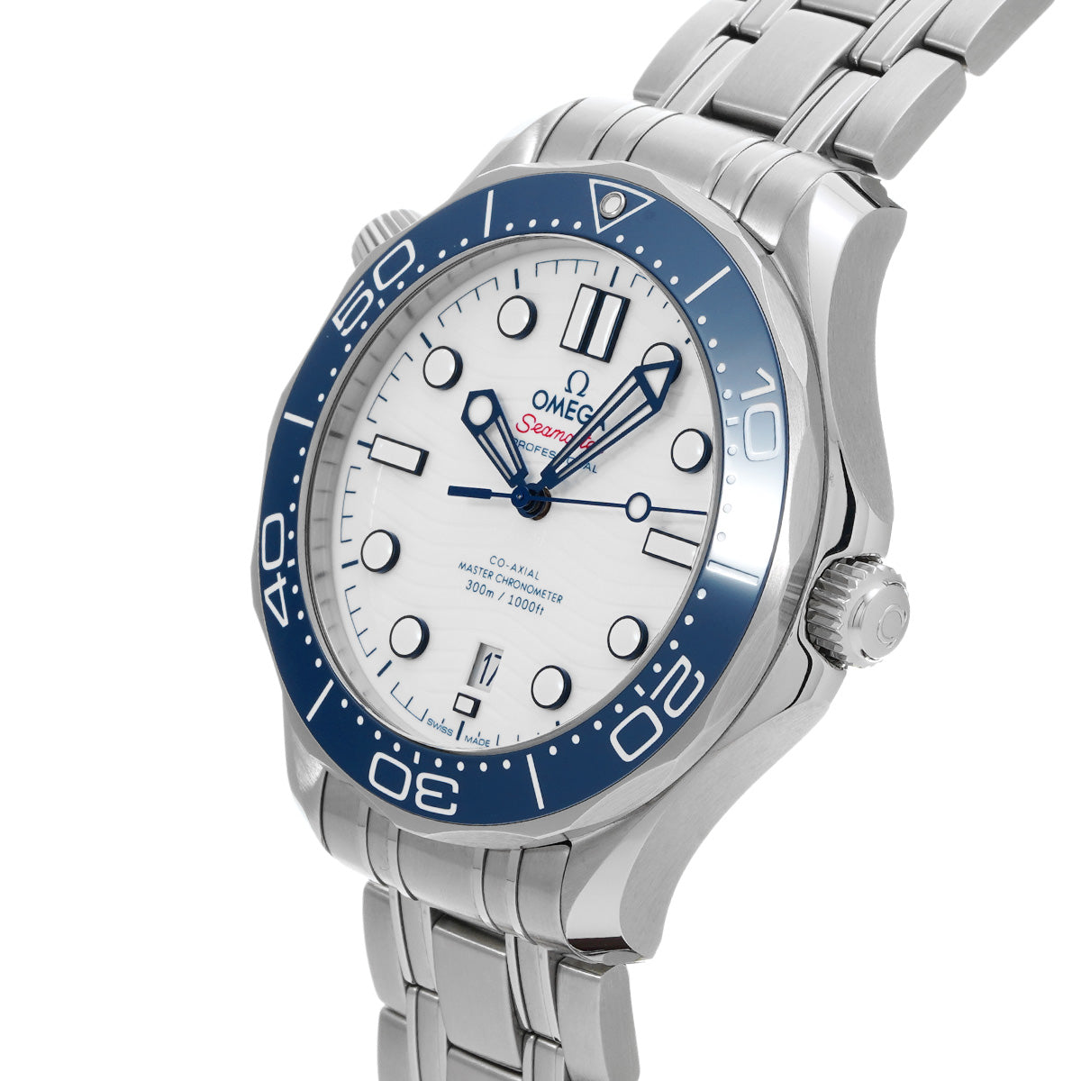 Seamaster Diver 300 Co-Axial Master Chronometer 2020 Tokyo Olympics 522.30.42.20.04.001 White OMEGA Mens [Pre-Owned].